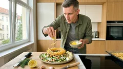 Gänsenest-Salat mit Ofenkartoffelstroh: So wird der Klassiker überraschend leicht