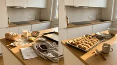 Puschnülkis vom Blech: So gelingt der Hefeteig ganz entspannt – mit Rosinen und Zuckerkruste